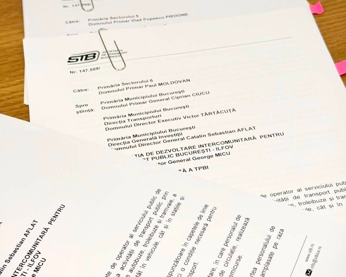 STB SA cere condiții decente la capetele de linie pentru șoferi, vatmani și troleibusiști: adrese oficiale către PMB, sectoare, Ilfov și TPBI
