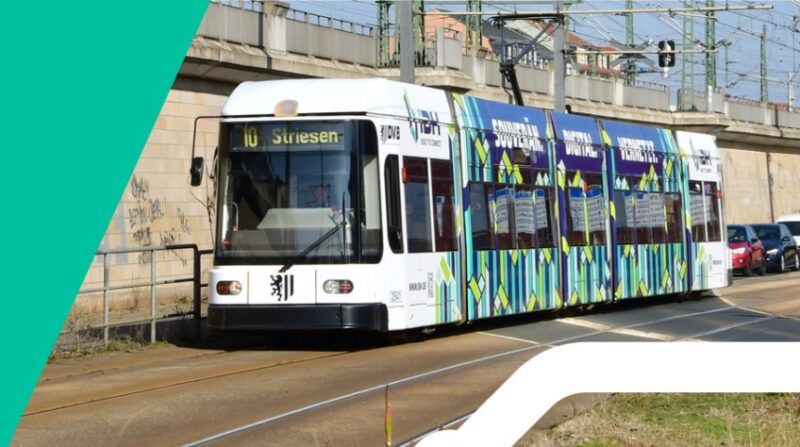 IBH connect prezintă tramvaiul branduit din Dresda și extinde serviciile WLAN gratuite pentru călători