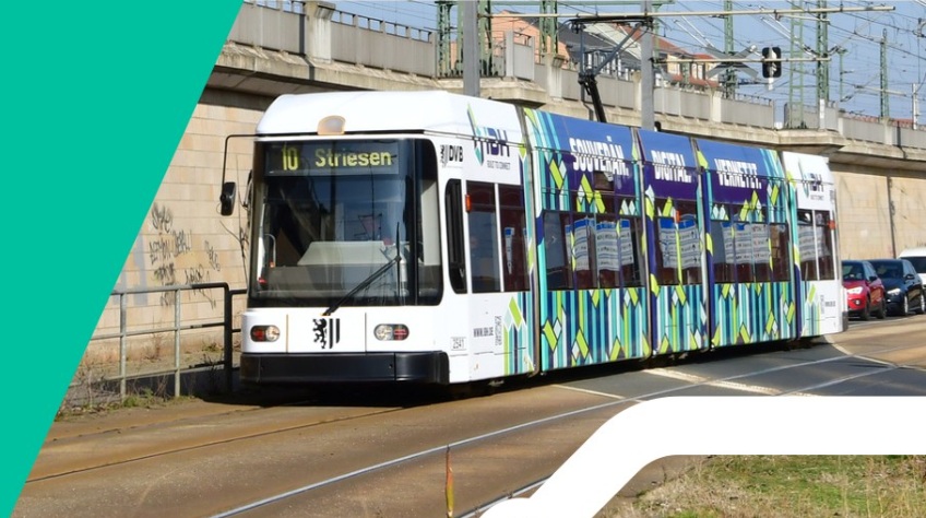 IBH connect prezintă tramvaiul branduit din Dresda și extinde serviciile WLAN gratuite pentru călători