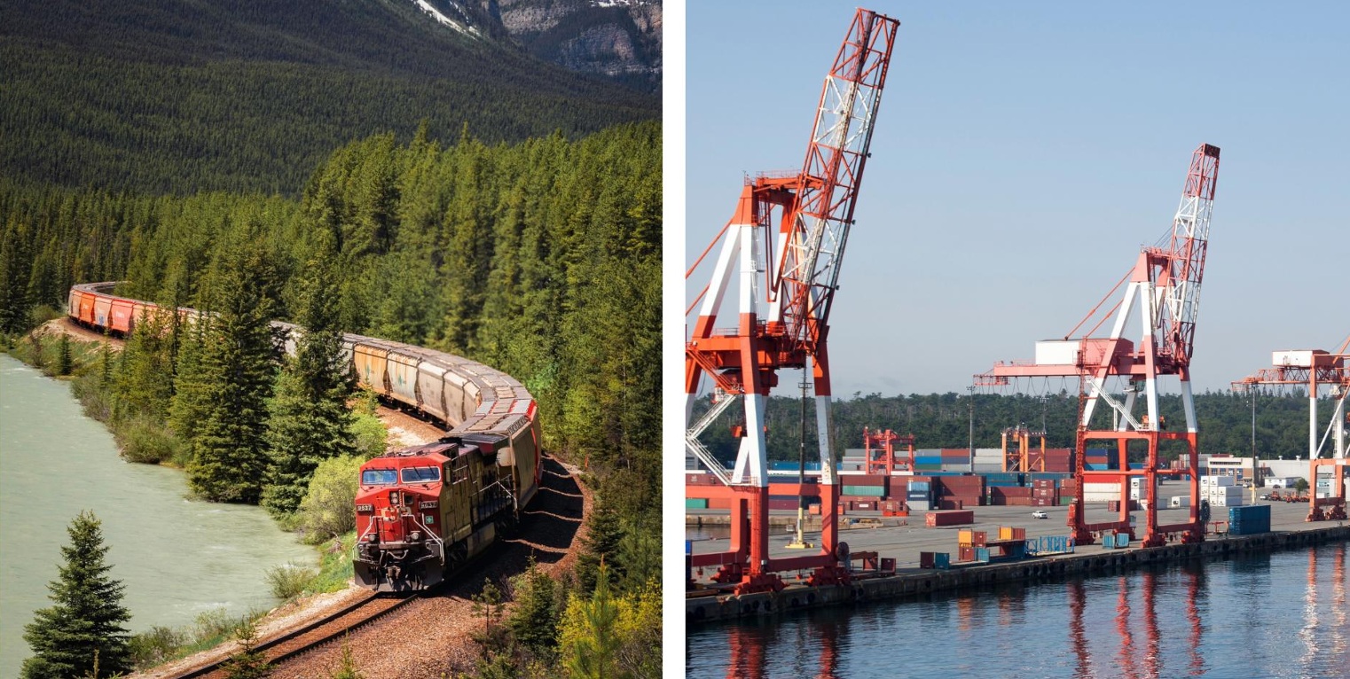 Canada își reorientează rețeaua de transport spre piețele europene și asiatice, pe fondul tensiunilor comerciale cu Statele Unite