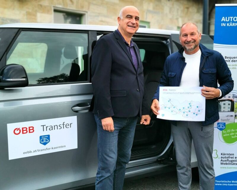 ÖBB marchează doi ani de ÖBB Transfer în Kärnten: 17 gări conectate la peste 7.000 de unități de cazare și 250 de destinații turistice