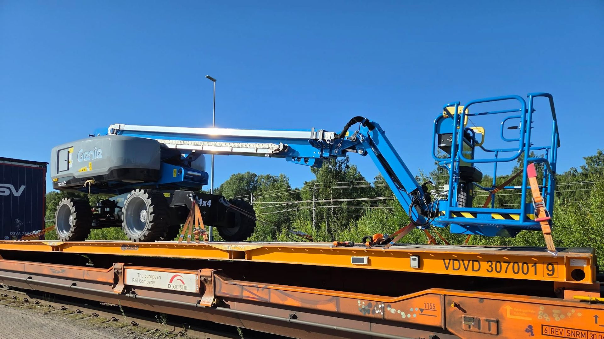 Van der Vlist extinde Iron Road în Suedia: prima cursă pe conexiunea Trelleborg–Eskilstuna, cu transport trimodal pentru echipamente grele