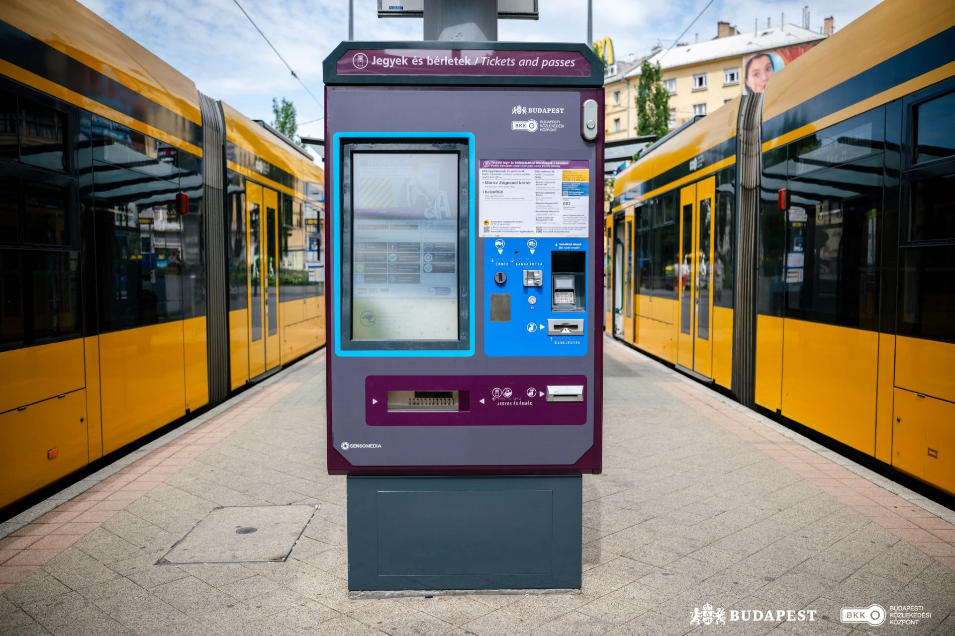 BKK instalează cinci noi automate de mare capacitate în puncte cheie din Budapesta, continuând modernizarea rețelei de vânzare a titlurilor de călătorie