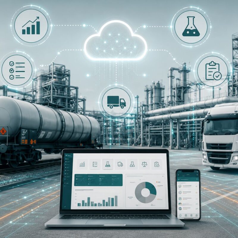 KremsChem Austria implementează o platformă digitală complet nouă pentru procese chimice și logistică feroviară