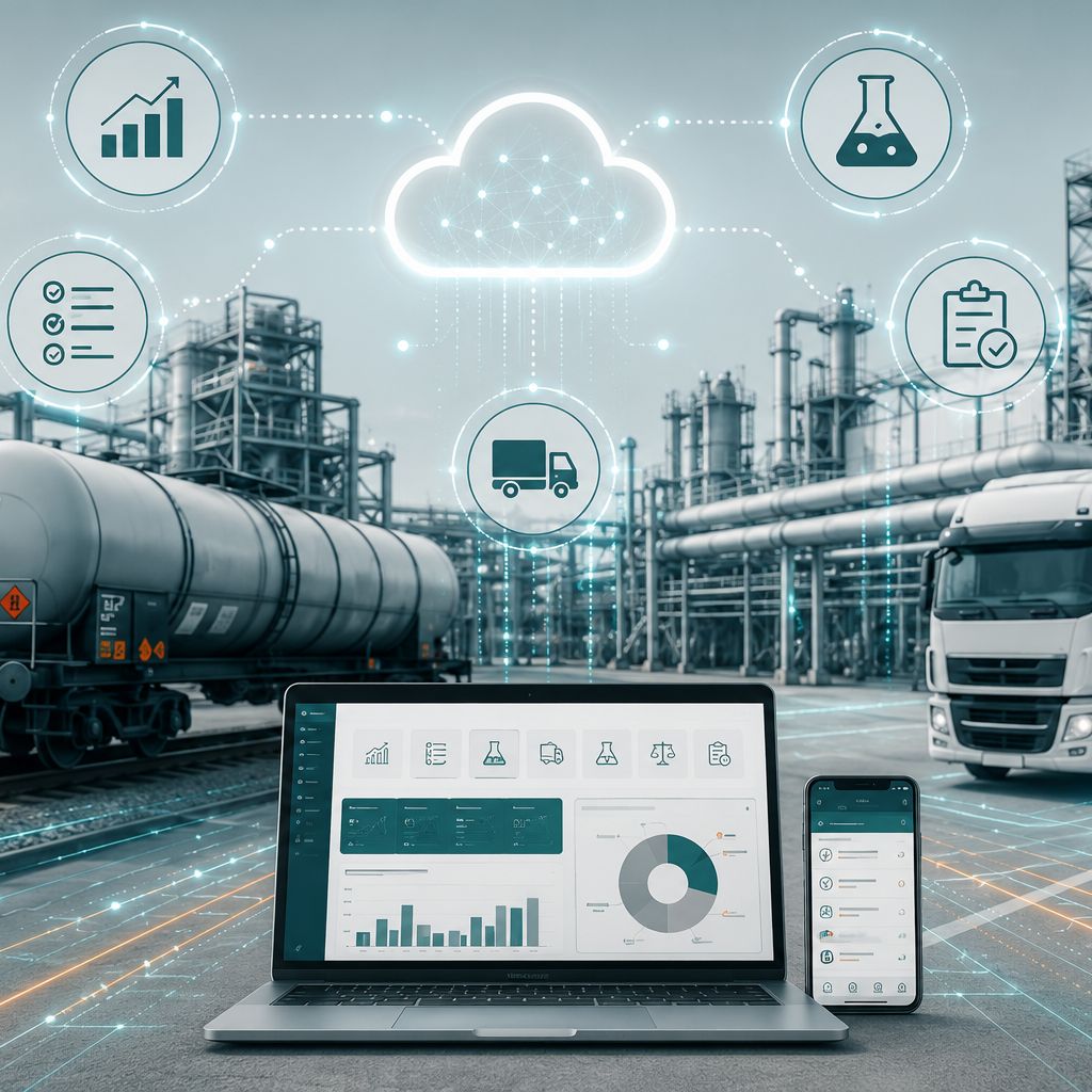 KremsChem Austria implementează o platformă digitală complet nouă pentru procese chimice și logistică feroviară