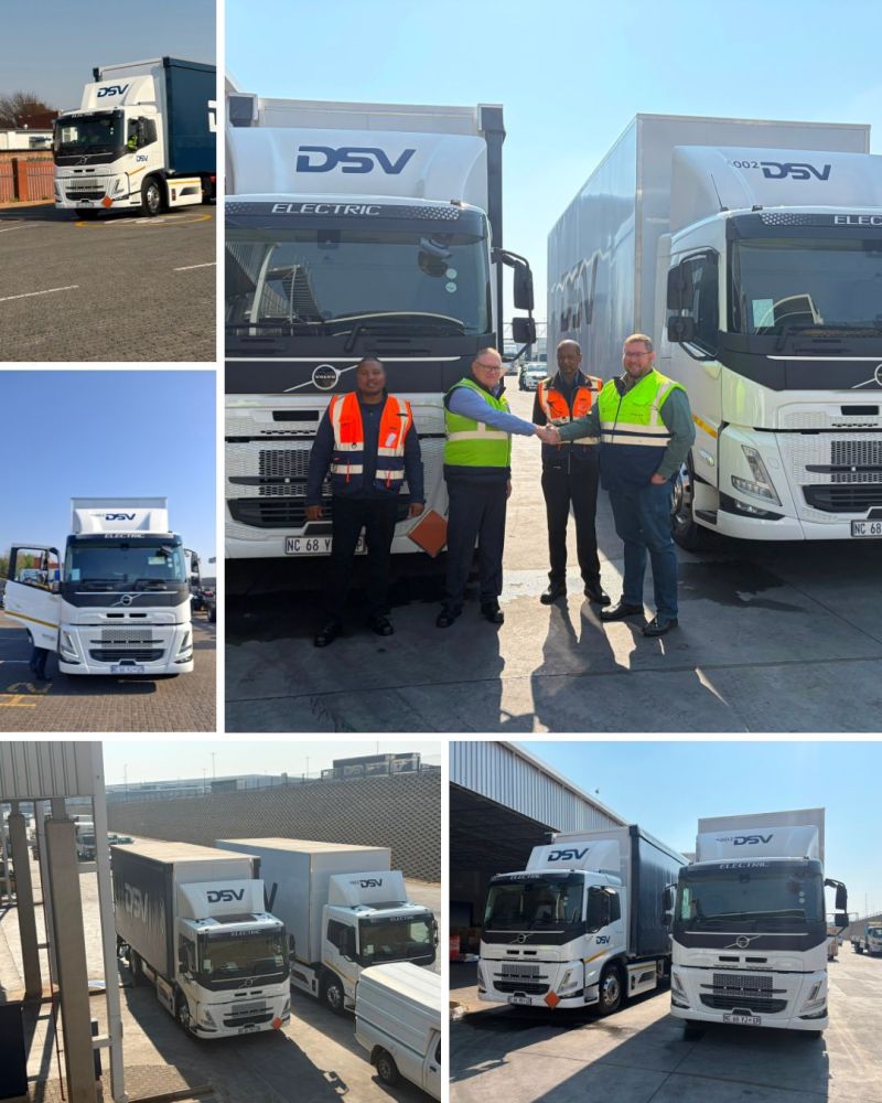DSV își extinde flota electrică în Africa de Sud: Volvo Trucks livrează două noi camioane FM 4x2 Electric