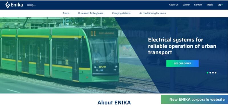 ENIKA lansează noul website corporativ, disponibil acum în trei limbi pentru clienții internaționali