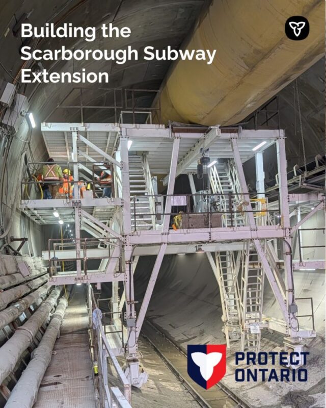 A început construcția stației Lawrence–McCowan pe Scarborough Subway Extension: acces direct la spital, 3.400 locuri de muncă și peste 5.000 de călători deserviți