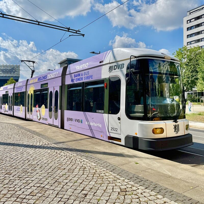Dresden introduce tramvaiul FAIRTIQ: validare automată a traseului și cel mai ieftin tarif garantat pentru pasageri