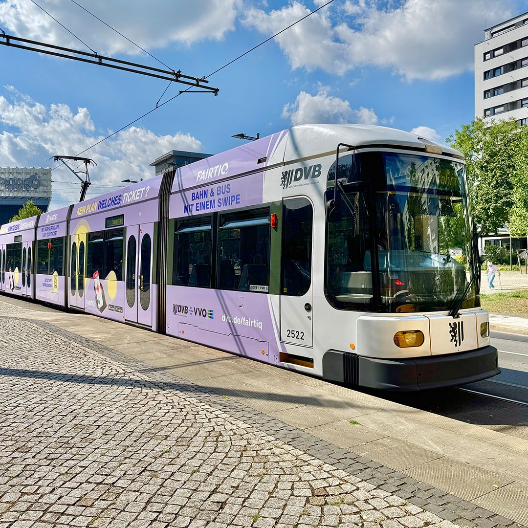 Dresden introduce tramvaiul FAIRTIQ: validare automată a traseului și cel mai ieftin tarif garantat pentru pasageri