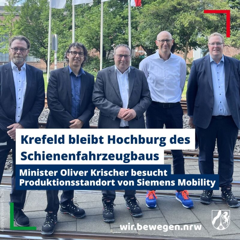 Siemens Mobility consolidează industria feroviară din NRW: 26 trenuri Velaro pentru Italo vor fi construite la Krefeld