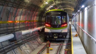 Alstom finalizează primele teste automate la viteză redusă pe linia aeroportuară REM