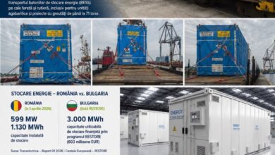 GP Intermodal transportă unități BESS de până la 71 de tone pentru proiectele de energie regenerabilă din România