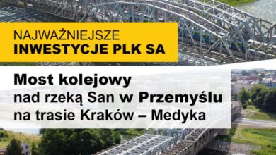 PLK finalizează noul pod feroviar peste râul San la Przemyśl: investiție de 70 milioane PLN, premiată cu Grand Prix „Construcția Anului Podkarpacie 2023”