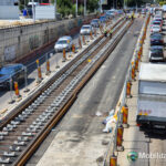 Lot 4 modernizare linii tramvai - Erbașu a început montarea noilor șine la Podul Constanța. Zona podului va fi redeschisă traficului auto până la finalul lui septembrie