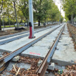 Lot 1 modernizare linii tramvai - Au fost betonate primele șine în Titan. Terenul finalizat de la Complex Titan la Liviu Rebreanu