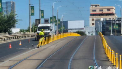 Linia 5 devine din fail al mobilității o linie eficientă - Primăria Capitalei finalizează delimitarea în cel mai important punct iar călătorii beneficiază de stații moderne cu refugii acoperite