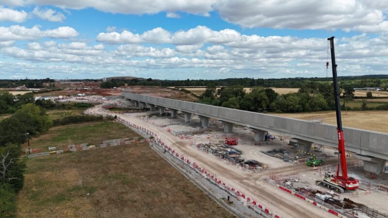 HS2 finalizează cele trei viaducte din Solihull, pe accesul sudic către Interchange Station