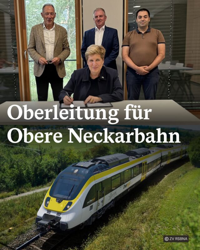 Linia Horb–Rottenburg–Tübingen va fi electrificată: 7 noi stații, mai multe trenuri și legătură directă RE către Stuttgart