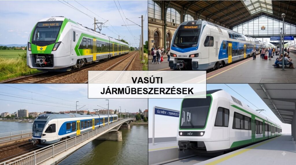 Ungaria accelerează modernizarea feroviară: noi achiziții de material rulant pentru MÁV, GYSEV și HÉV în cadrul Planului Baross Gábor