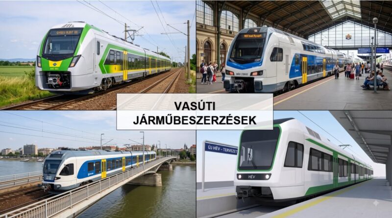Ungaria accelerează modernizarea feroviară: noi achiziții de material rulant pentru MÁV, GYSEV și HÉV în cadrul Planului Baross Gábor