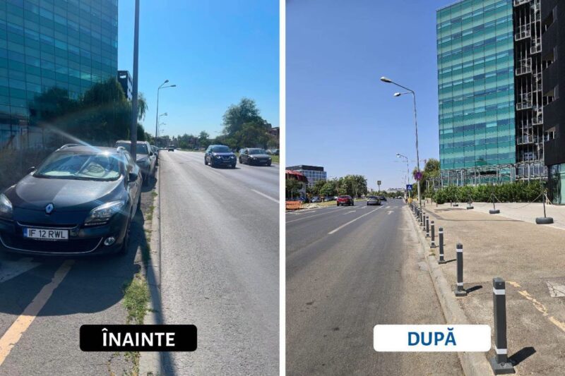 Bucureștiul eliberează trotuarele pentru pietoni: PMB continuă acțiunile de recuperare a spațiului public pe arterele principale