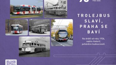 Praga sărbătorește 90 de ani de troleibuze cu Ziua Porților Deschise la garajul Řepice