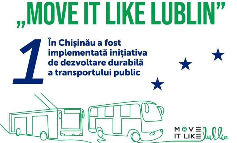 Chișinăul finalizează proiectul european „MOVE IT like Lublin”: cinci ani de reformă structurală, modernizare și profesionalizare a mobilității urbane