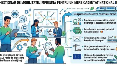 ARF lansează chestionarul național de mobilitate pentru introducerea mersului cadențat: trenuri la intervale regulate în jurul marilor orașe, fundamentate pe nevoile reale ale călătorilor