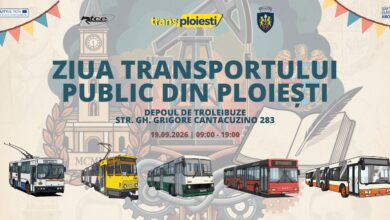 Ploiești găzduiește pe 19 septembrie 2026 a doua ediție a Zilei Transportului Public: expoziție istorică, curse speciale și activități pentru toate vârstele la Depoul de Troleibuze TCE