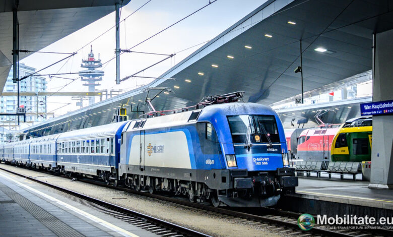 Viena – capitala trenurilor de noapte a Uniunii Europene. Cele mai multe conexiuni spre București și Budapesta