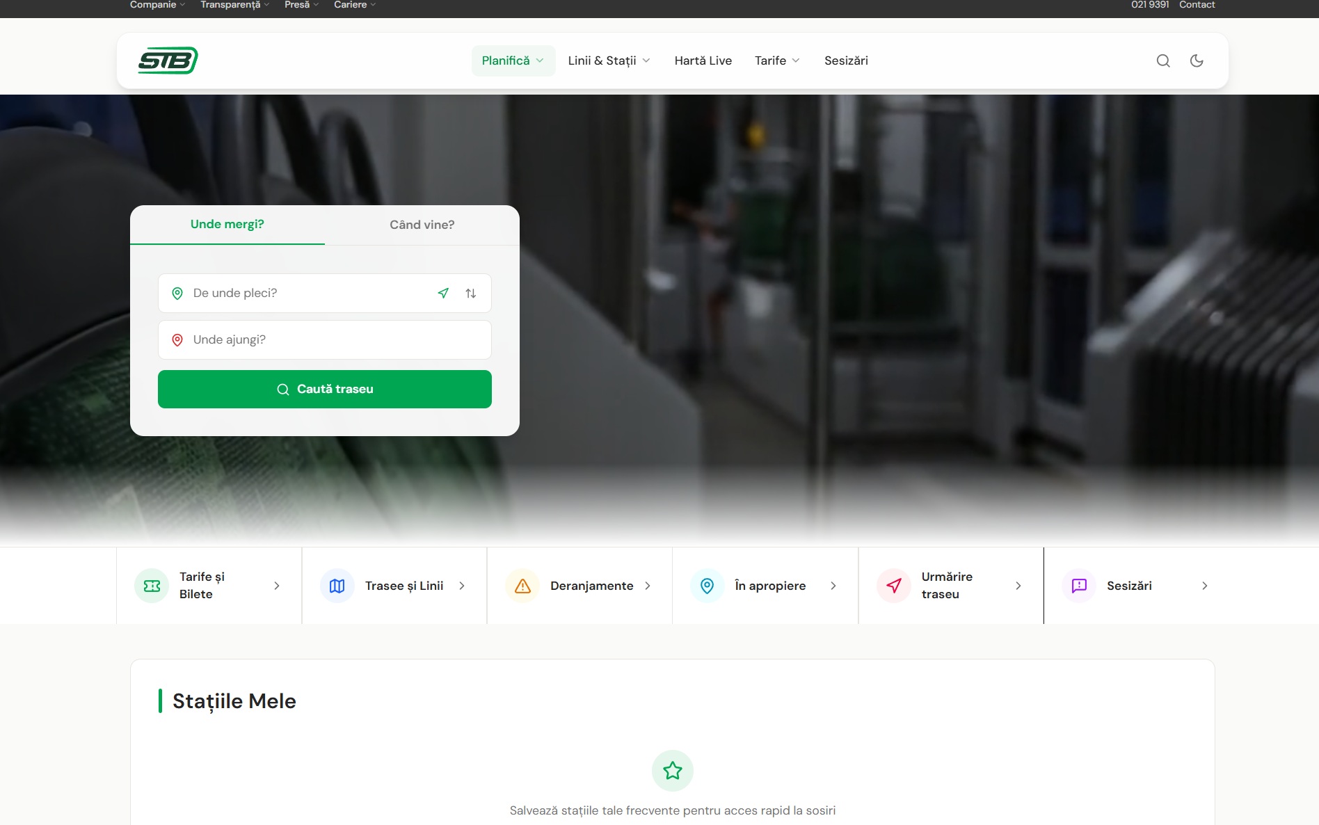 STB SA pregătește un nou site și platforma de planificare și monitorizare a călătoriilor și parcului de vehicule. Mobilitate.eu a testat varianta aflată în lucru anunțată de directorul companiei